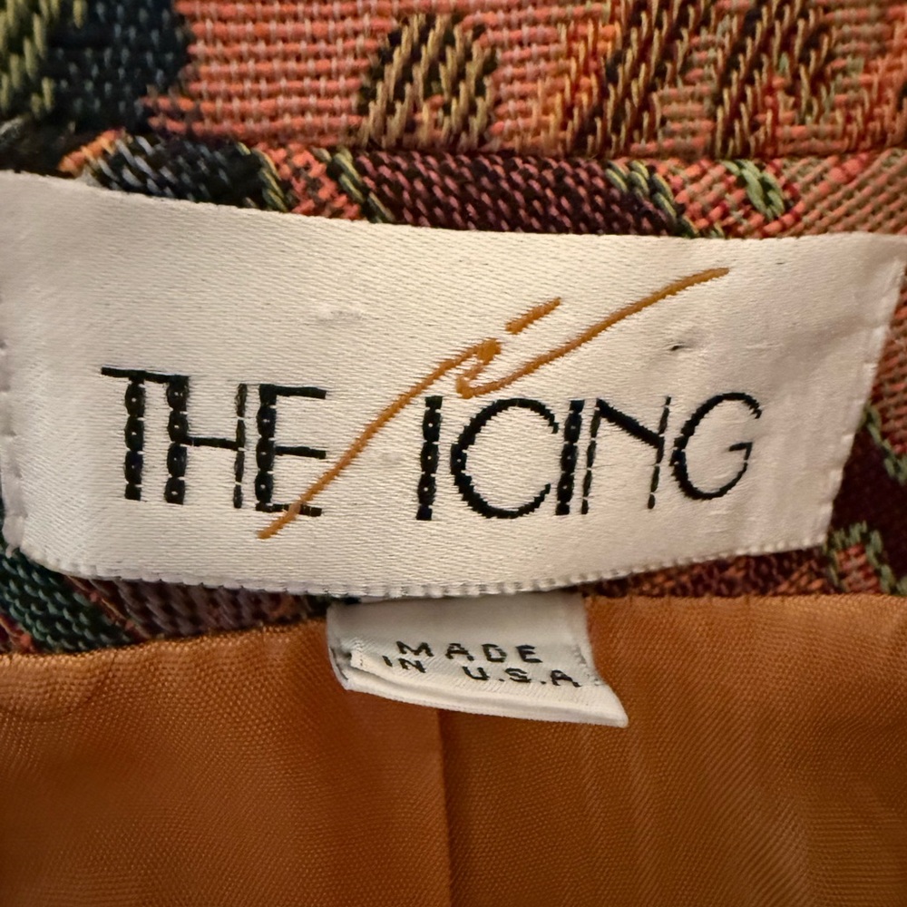 Vintage The Icing Women’s Aztec Blazer With Pockets. Size Medium - Picture 7 of 8
